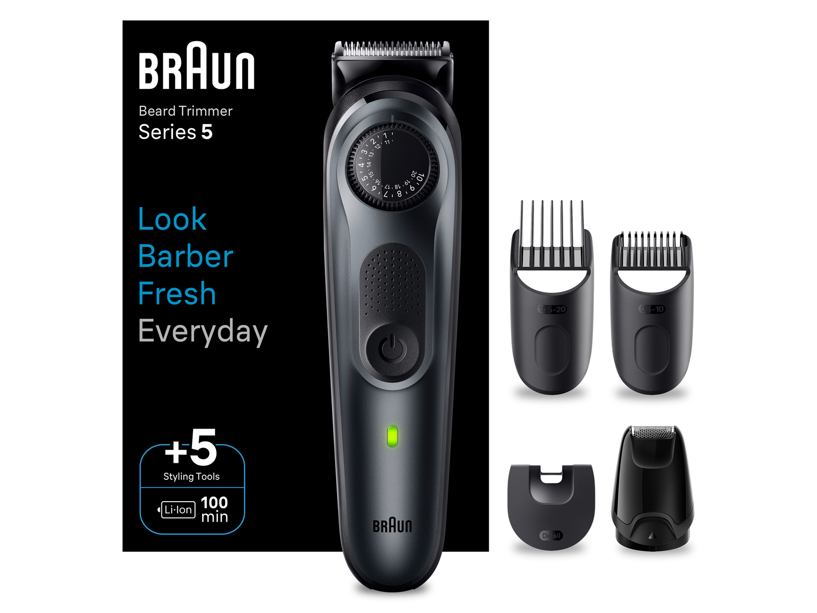 Braun Barttrimmer Styler BT5420 Black Braun Barttrimmer Styler BT5420 Black